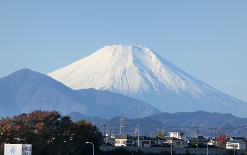 立川市からの見事な富士山です湯楽の里露_レス36の画像_0